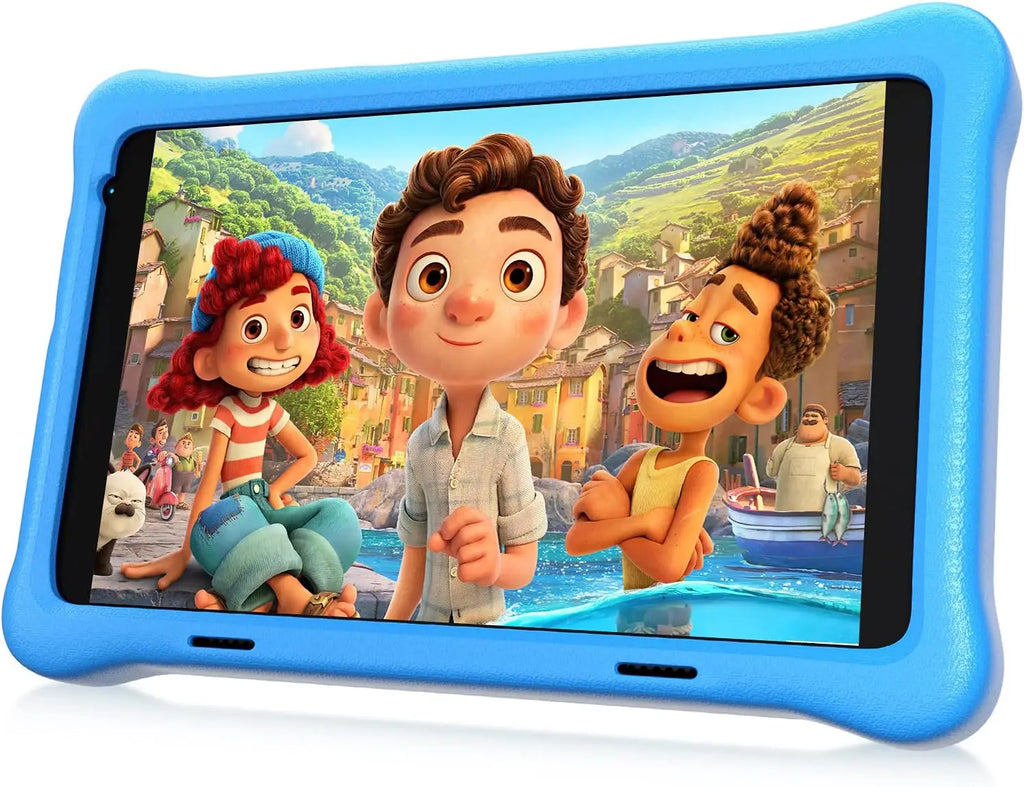 TK801 Kids Tablet 8 Inch 2GB RAM 32GB ROM with Expandable 128GB Slot Eye Protection Child-Friendly Software And Games Preloaded