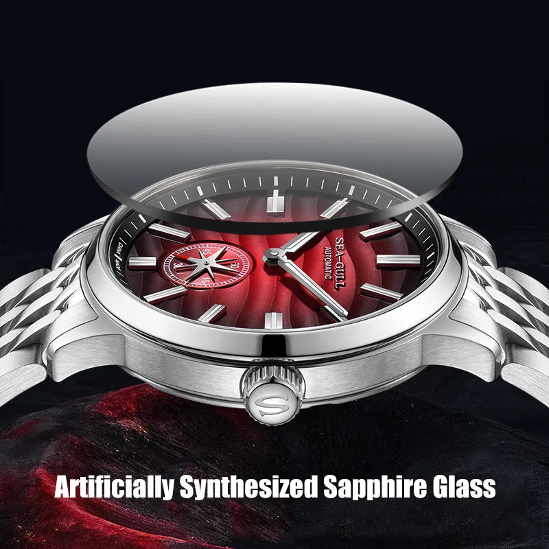 Seagull Automatic Mechanical Watches Waterproof Business Luminous Men's Watches Watch Natural Series US Local Delivered 6180 Hot