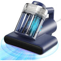 Ultra-Powerful Bed Vacuum Cleaner with UV-C Light, 16kPa Suction, HEPA Filter, 149℉ Heat, and Anion Technology for Bed and Pet.