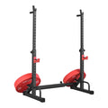Power Cage Squat Rack, Home Gym Power Rack with Adjustable Height & Width, 550LBS Strength Training Workout Equipment with