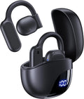 AI Translation Earbuds Real Time 164 Languages 80H Playtime Wireless Bluetooth for Travel Meeting Learning Black