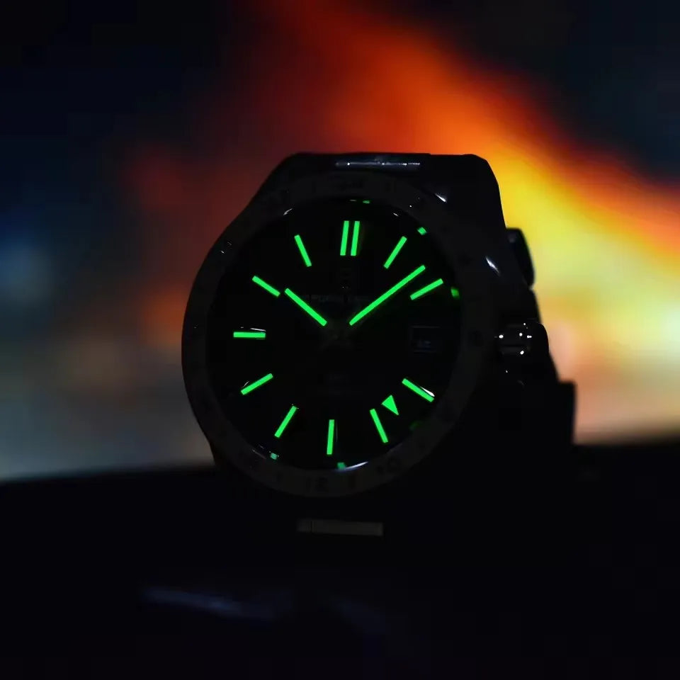 PAGANI DESIGN 39MM New GMT Sky blue dial Luxury Men Mechanical Watch Water Resistance Sapphire Glass Automatic watches for men