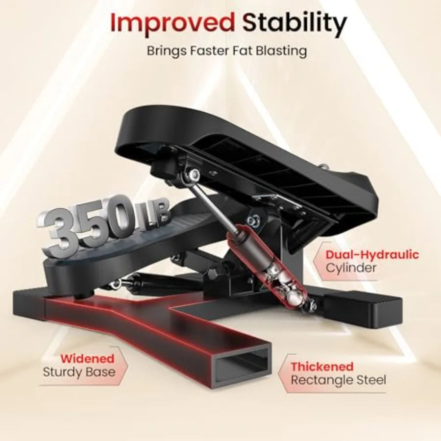 Stair Stepper Machine for Home Workout Stepper for Cardio Legs Hips Glutes Fitness Equipment for Men and Women