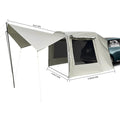 4.85*2.4*1.95m Car Awning Outdoor Tent Car 210T Polyester Fabric Tent Attachment for Camping Car Camping Tent