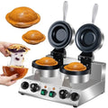 Ice Cream Burger Maker Double UFO Waffle Maker with Ice Cream Filling Non-Stick Panini Press Sandwich Grill 2600W Gelato Machin