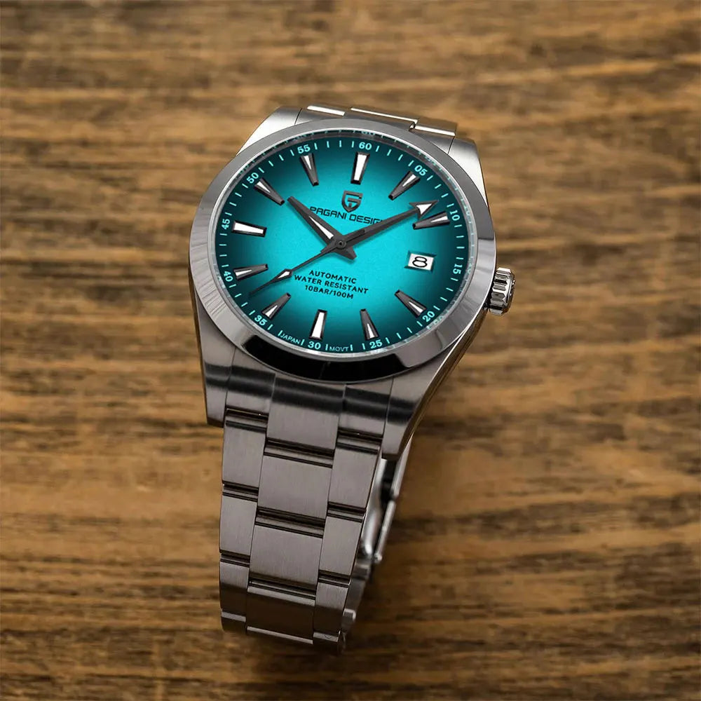 PAGANI DESIGN Japan 8215 Man Mechanical Wristwatch New Sapphire Glass Automatic Watches Waterproof 100M Stainless Watch for Men