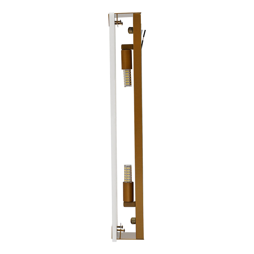 Hand-Carved Alabaster Sconce Rectangular G9 Light Wall Lamp Bedroom Kitchen US
