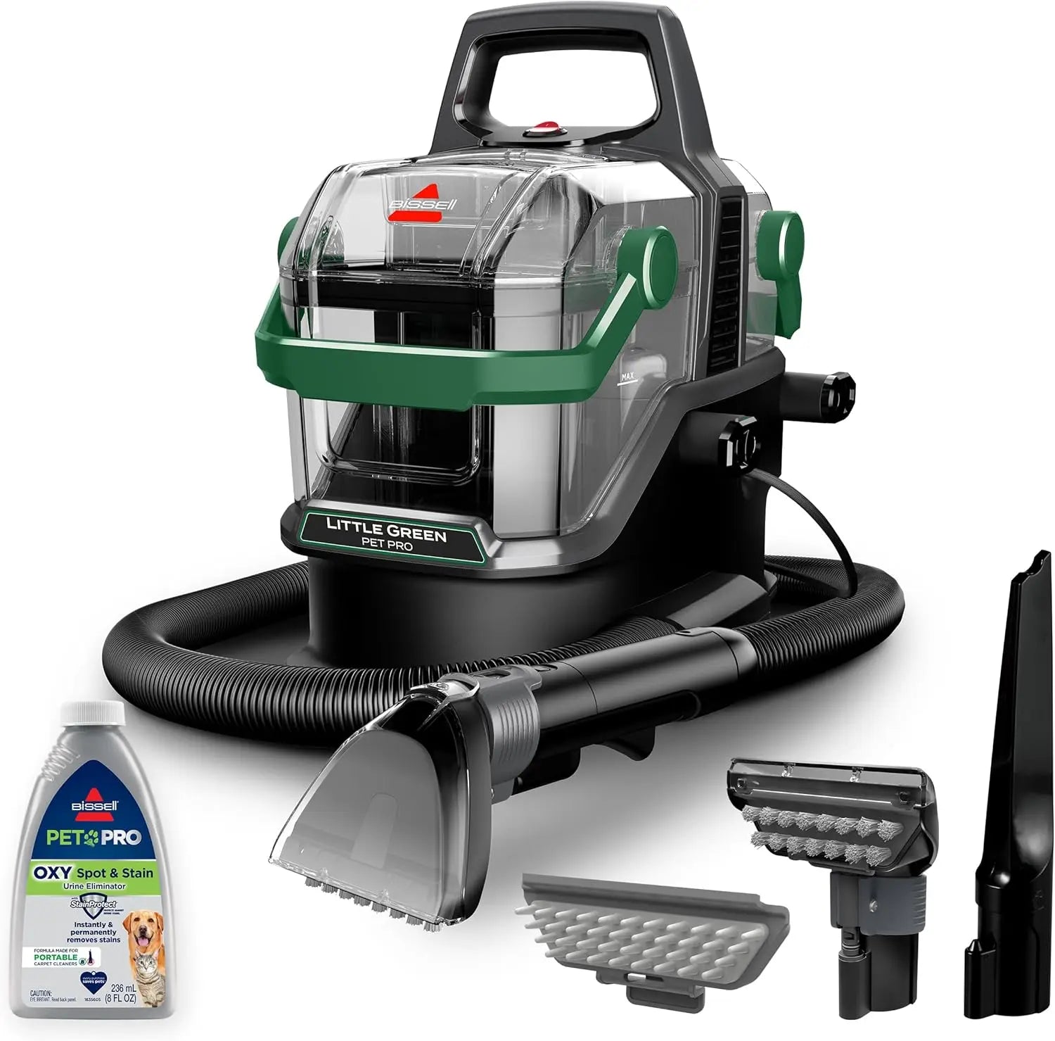 Portable Deep Cleaner for Carpets, Upholstery, and Cars with Strong Suction and Pet Stain Removal