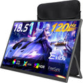 18.5" 120Hz 1ms Gaming Monitor, 125% sRGB, FreeSync, HDR, 350Nits, USB-C, Mini HDMI, VESA, Portable External Screen for Laptop