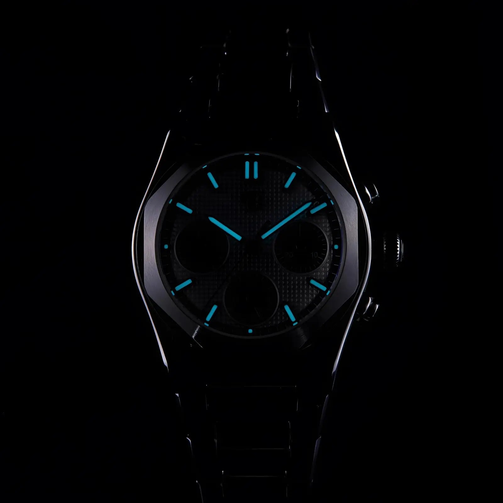 BETTIMER B8002 Men's Mechanical Chronograph Watch ST1903 Movement 38.5mm 316L Stainless Steel Sapphire Luminous Watches for Men