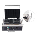 Electric Waffle Maker, 6 Slots Non-stick 110V US Standard Plug Waffle Machine for Household Dessert Baking