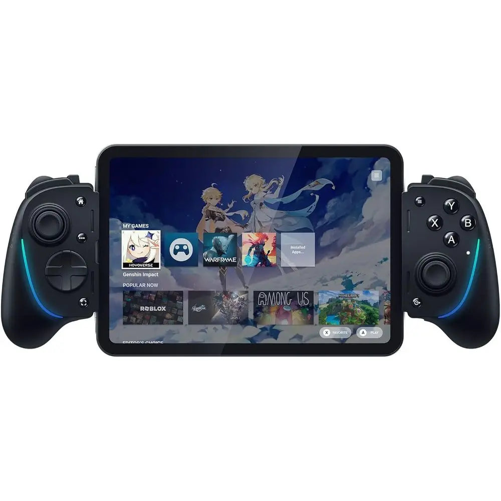 Ultra Gaming Controller for Android, iPe Series, iPad Mini Pro: Ergonomic Grip, Stream PC & PS5 Games, Mobile Gaming with RGB Li