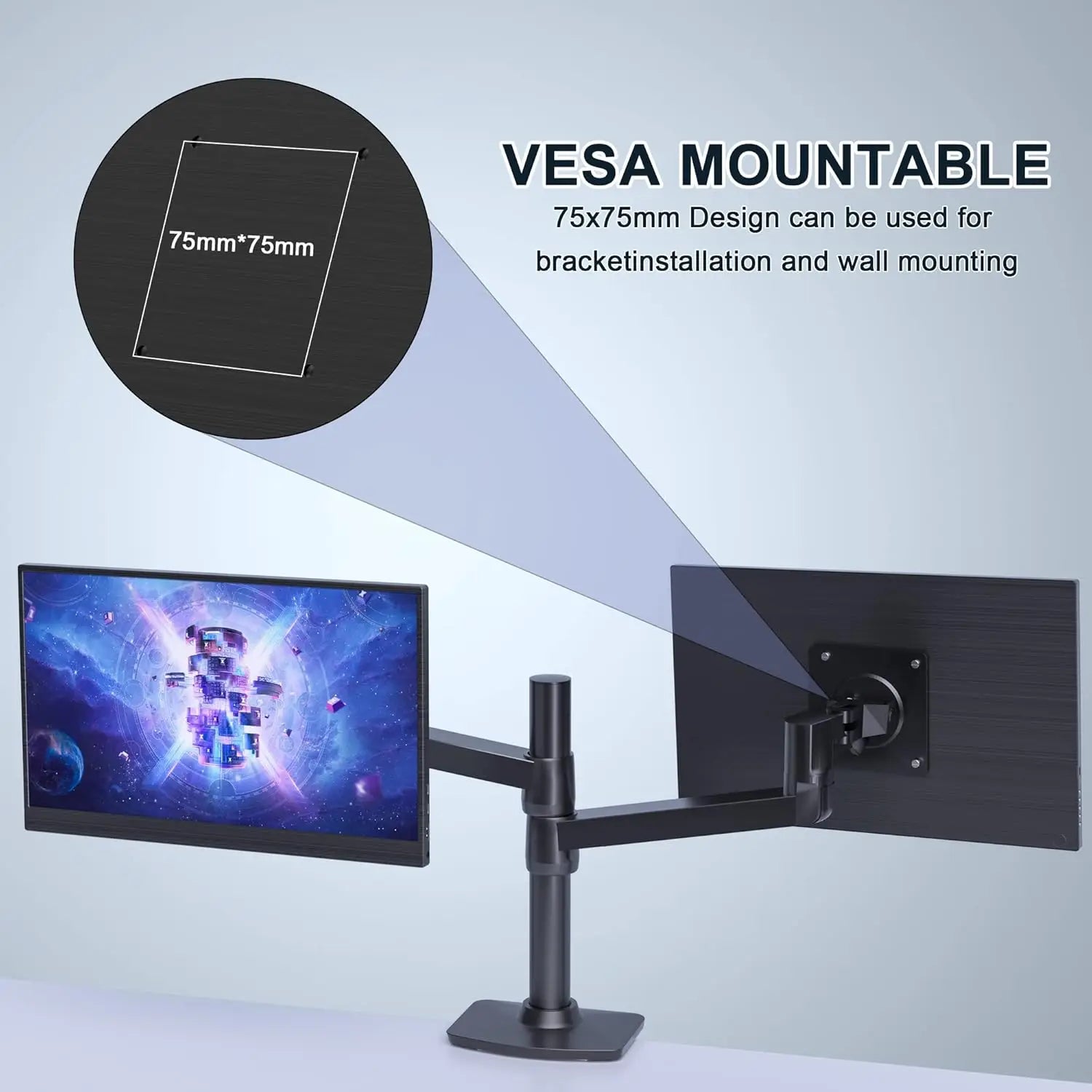 17.3" 144Hz Portable Gaming Monitor, 1080P FHD USB-C HDMI IPS Display, Laptop Screen Extender with Smart Cover & Speakers, for Laptop PC Mac Phone PS3/4/5 Xbox