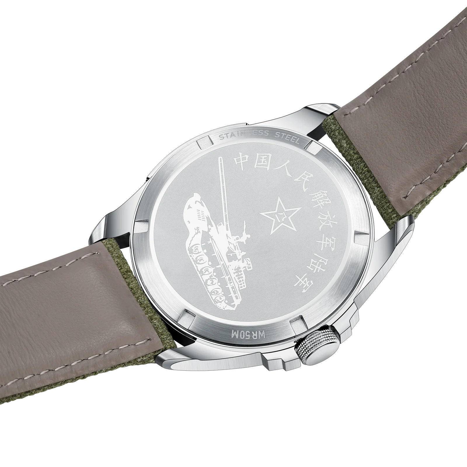 Seagull Luxury Bracelet Military Men Watch Automatic Mechanical Watches For Men Wear Resistant Leather Strap Luminous Clock 581