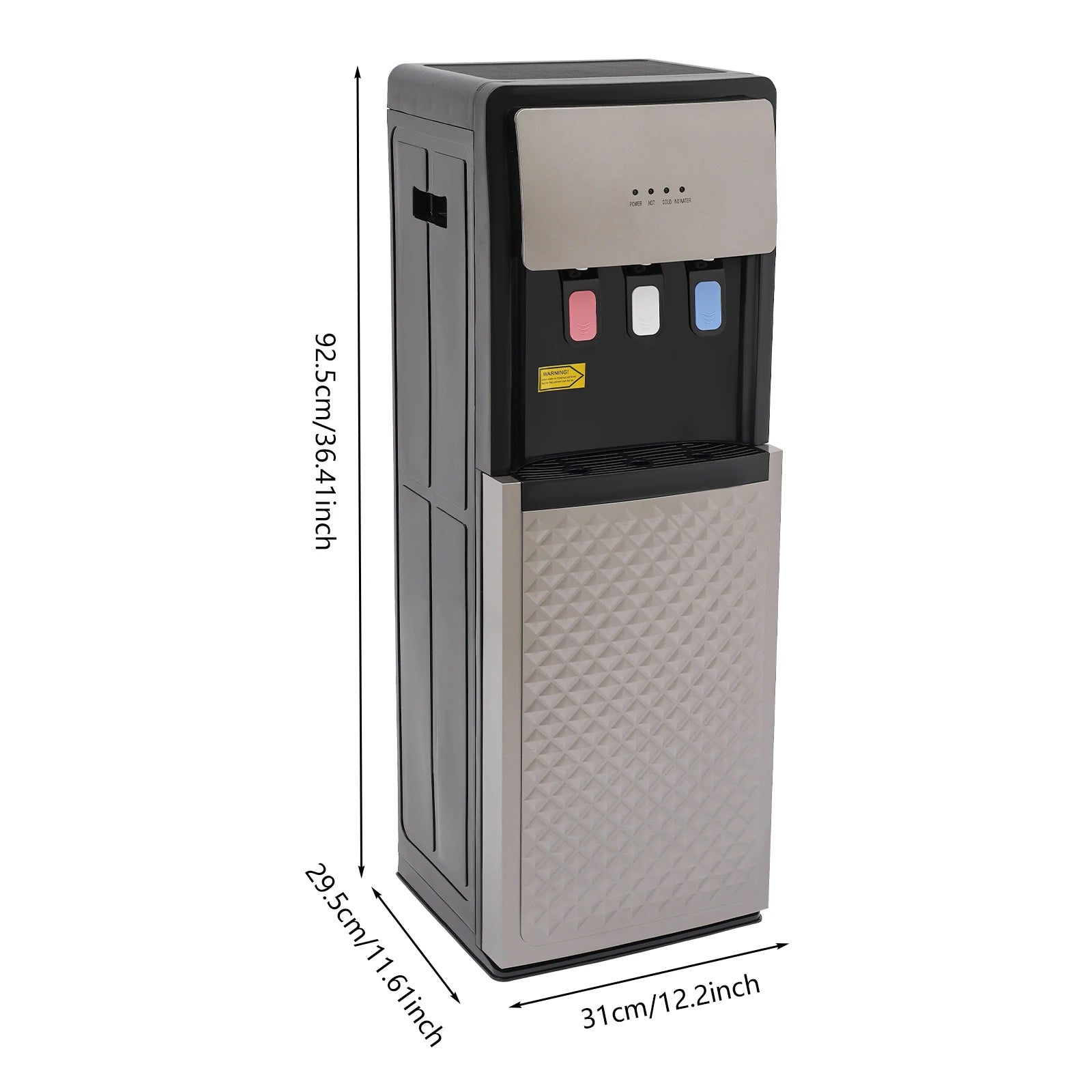 5l Hot Cold Water Dispenser 110v Bottom Loading Water Cooler Dispenser Silver Grey/White/Champaign Gold For Home