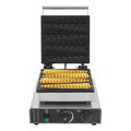 Commercial Waffle Maker 1750W Waffle Iron Kitchen Appliances 0-5 Minutes Timing 122-572 Temperature Enlarged Handle Indicator L