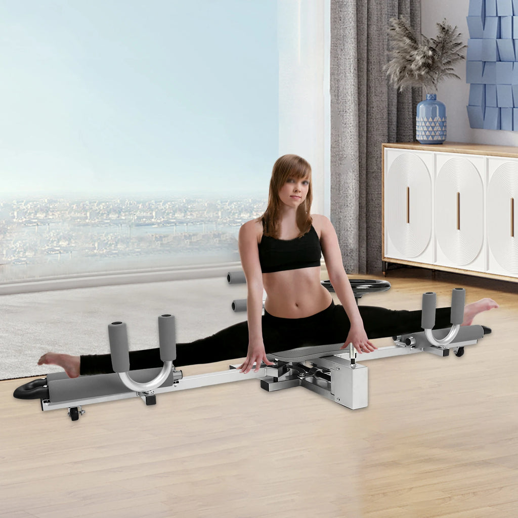 Leg Stretcher Pressing Stretching Machine Adjustable Length Split Machine Equipment for Dance Exercise Sports Yoga Ballet Home