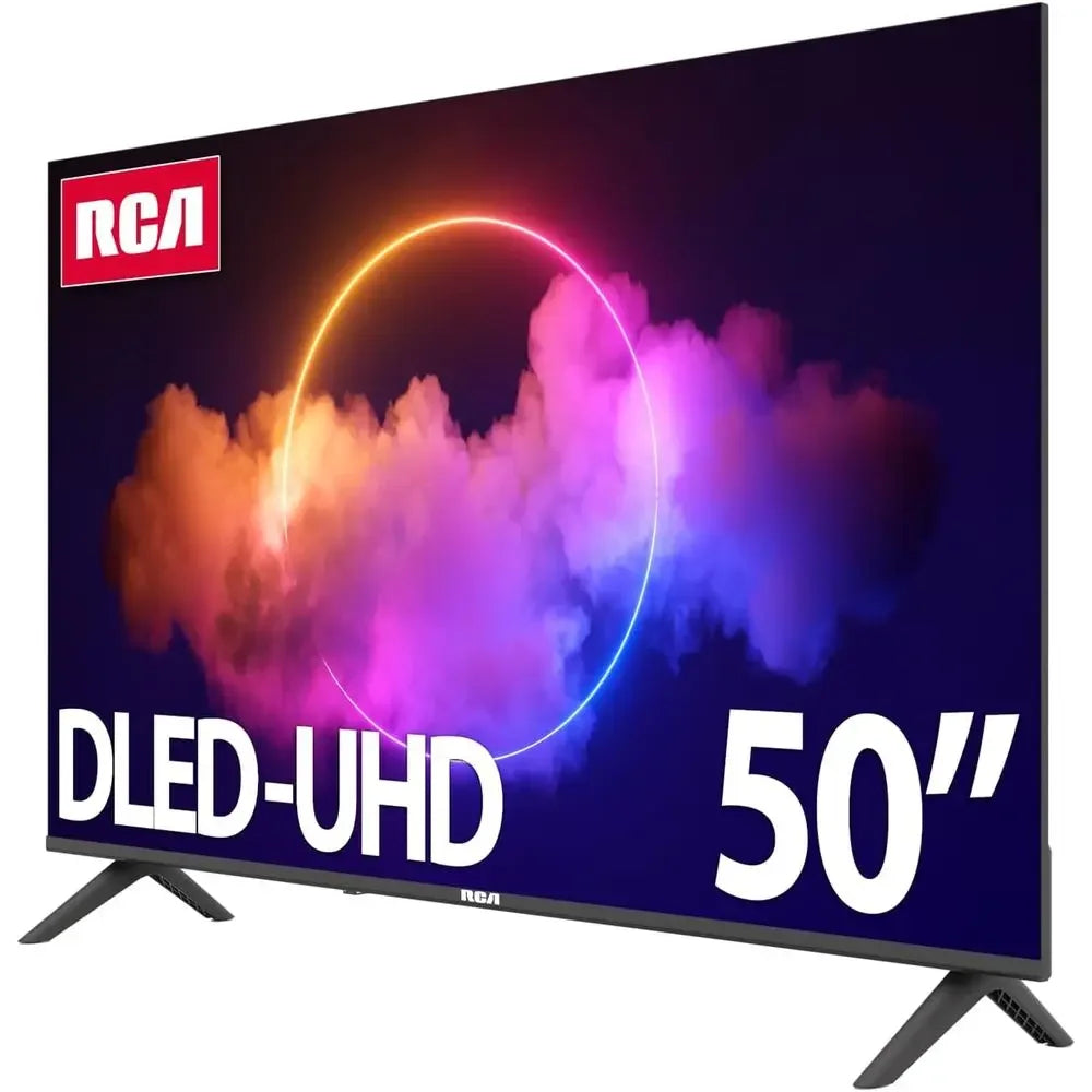 50-Inch UHD Smart TV, elLED Display with HDR10, Wi-i and Bluetooth, Assistant Built-in, Compatible with Alexa