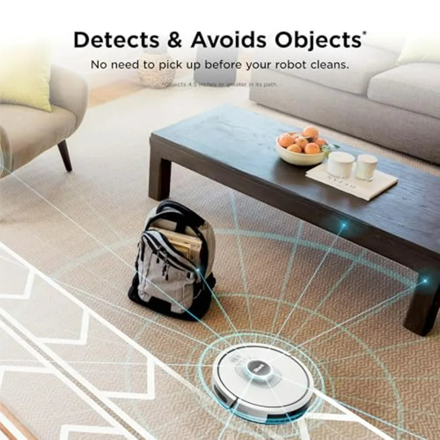 Robot Vacuum Cleaner for Pet Hair, Rugs, Carpets Hard Floors with Powerful Suction, Self-Empty Base, 60-Day Capacity, Voice Con