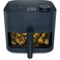 7-in-1 8 Qt Air Fryer with 450°F Max Temp, Turbo Heat Technology, Even Cooking, Bake, Broil, Dehydrate, Viewing Window, Nonstick