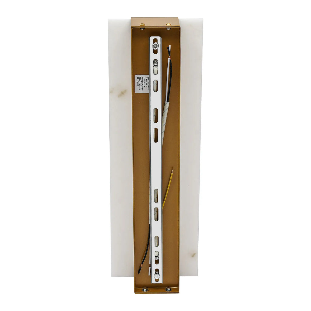 Rectangular G9 Light Wall Lamp Hand Carved Alabaster Sconce for Bedroom Kitchen Us