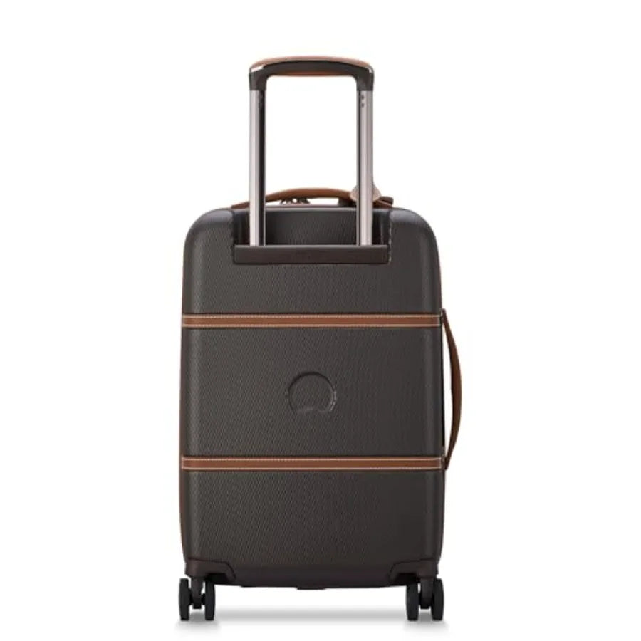 DELSEY PARIS Chatelet Air 2.0 Hardside Luggage with Spinner Wheels Chocolate Brown 2 Piece Set 19 28