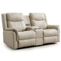 Korser 2-Seater Loveseat Recliner, Reclining Sofa with USB Ports, Cup Holders for Home Theater