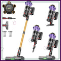 650W 55Kpa 70Mins Cordless Vacuum Cleaner with Hurricane Mode, 1.8L Cup, Anti-Tangle, Self-Standing for Home Pet Hair Carpets
