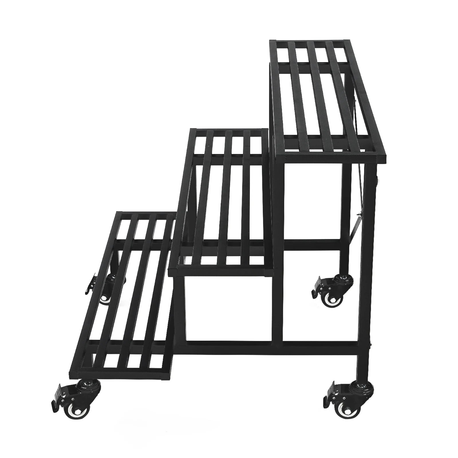3 Tier Plant Stand, Metal Plant Rack Shelf, Indoor Outdoor Flower Pot Display Holder for Home Garden Decor