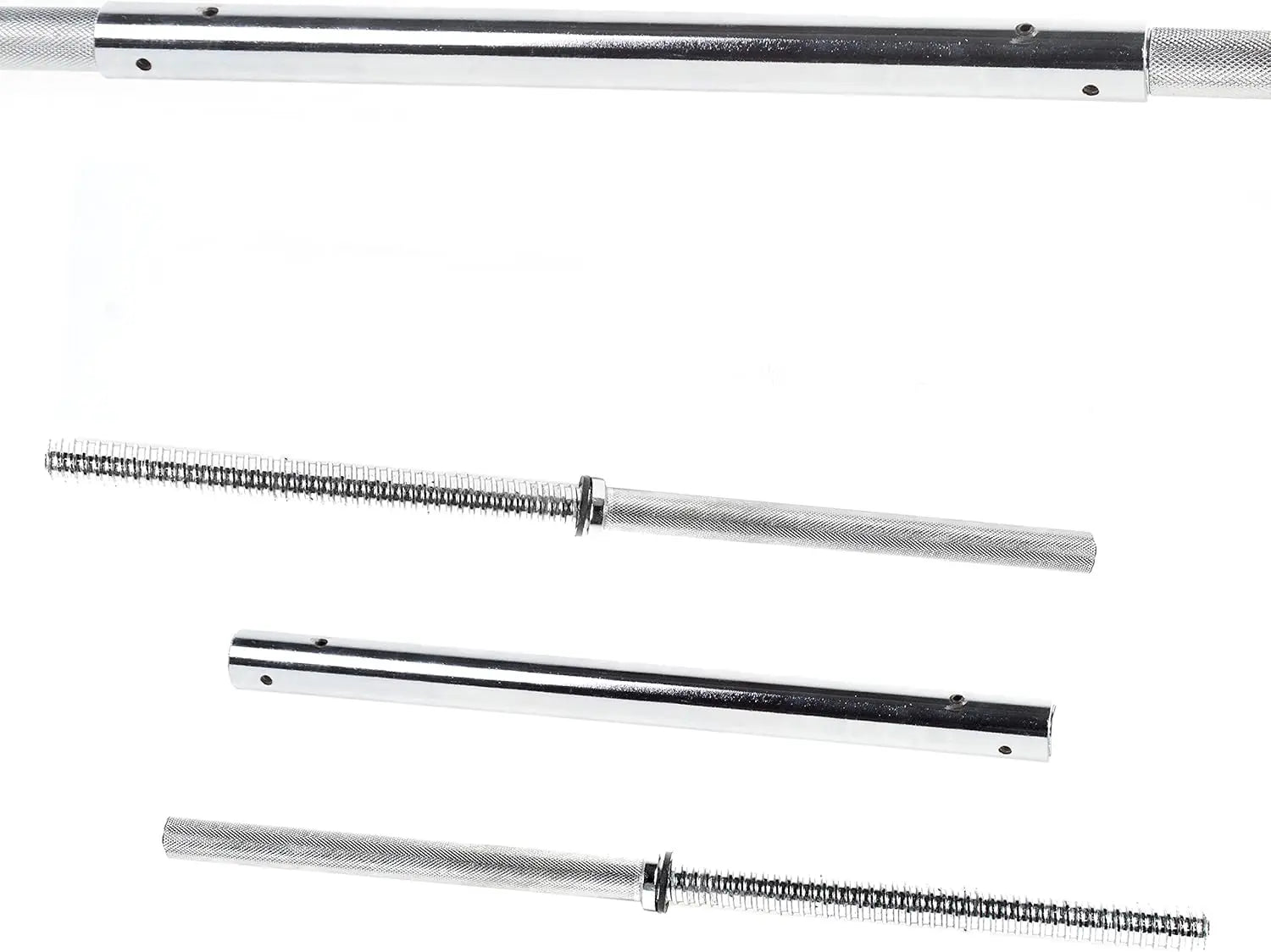 100-Pound Standard 1-Inch Barbell Weight Set for Weightlifting and Strength Training