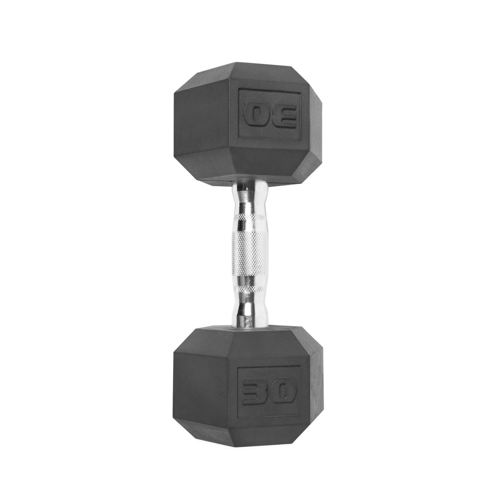 (2 pack)  Barbell Coated Hex Dumbbell, Single 30 lbs