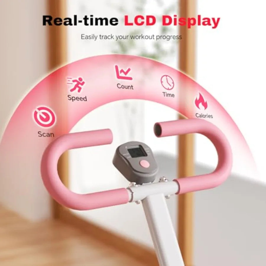 Home Vertical Climber Full-Body Cardio Machine with Adjustable Handles Steel Frame Digital Monitor