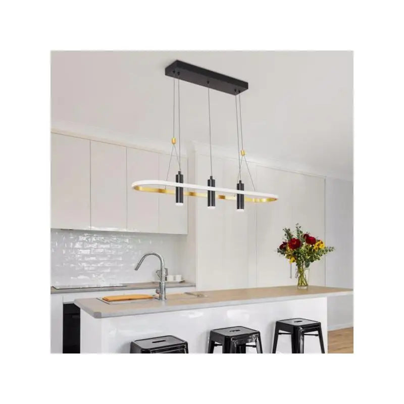 Light Black Gold Dimmable LED Pendant Light No Bulb Unable to Ship on Weekends Please Place Orders with Caution
