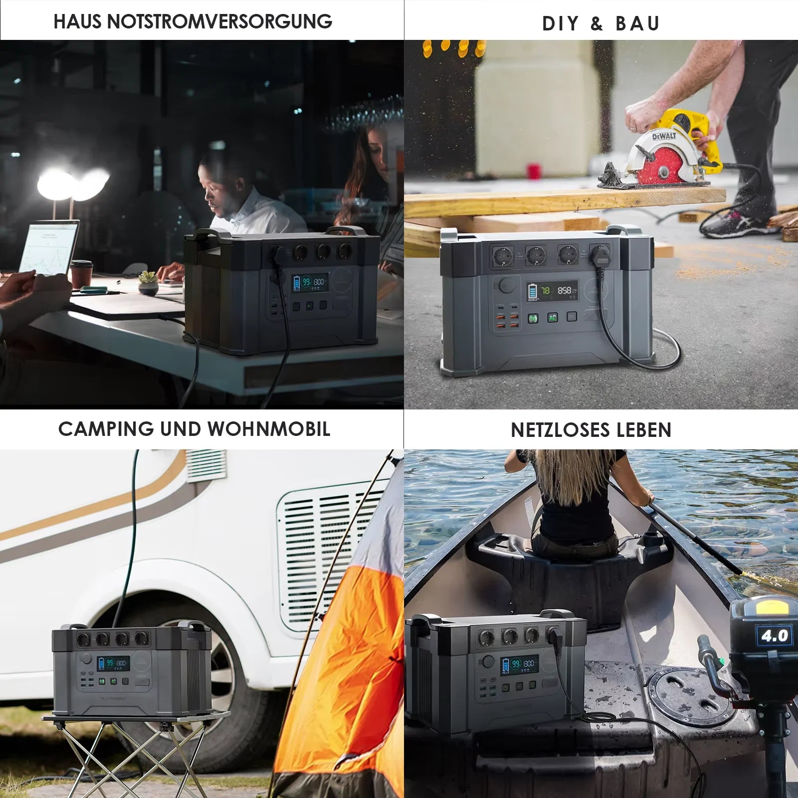 ALLPOWERS S2000 Pro 1451Wh 2400W Portable Solar Power Station & Foldable Solar Panel SP039 600W solar Charger for Camping Home