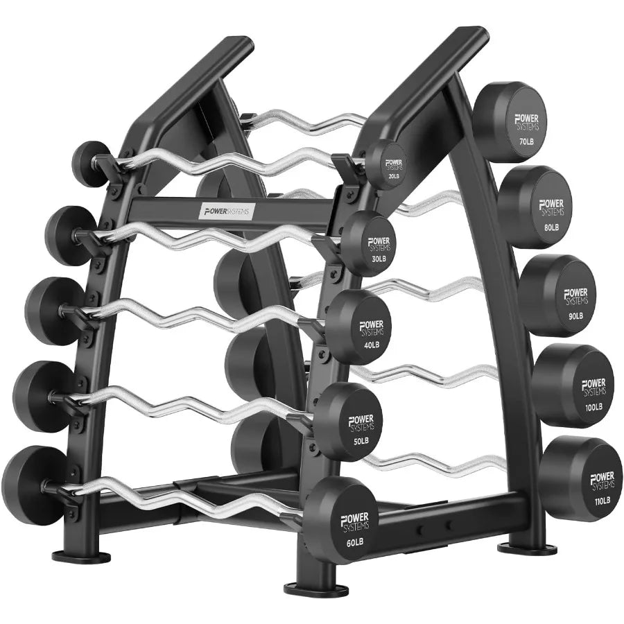 ProStyle Fixed Barbell with EZ Curl Handle