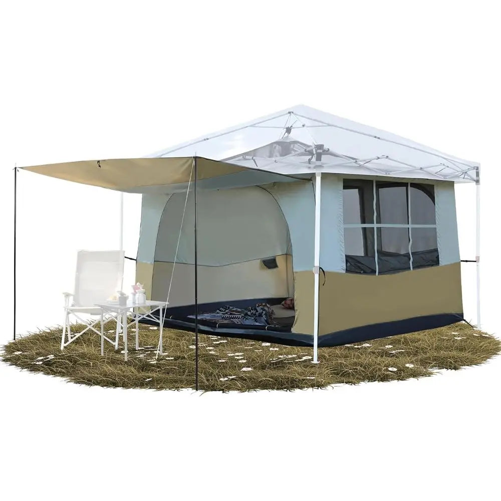 Spacious 10x10 or 10x20 Convertible Tent for 4-6 People - Ideal for Camping