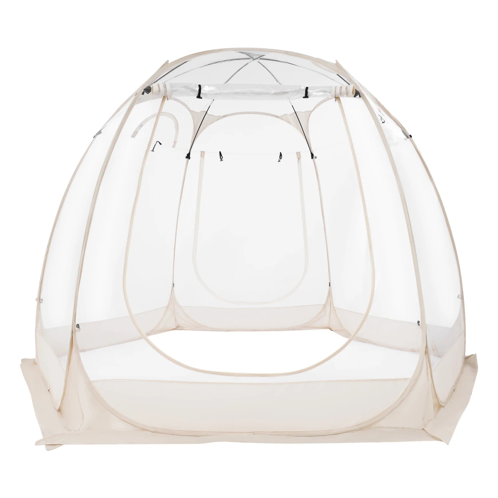 Clear Pop Up Bubble Tent Garden Courtyard Tent Camping Tent for Outdoor Lawns, Backyards  3*2.05m/9.84*6.73ft
