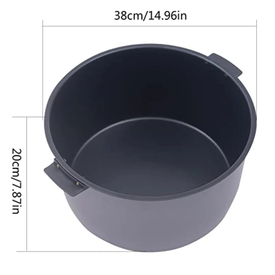 19 Liter Commercial Rice Cooker 100W Electric Rice Warmer with Non-stick Inner Pot for Restaurants 68/72 Dual Temperature Contr