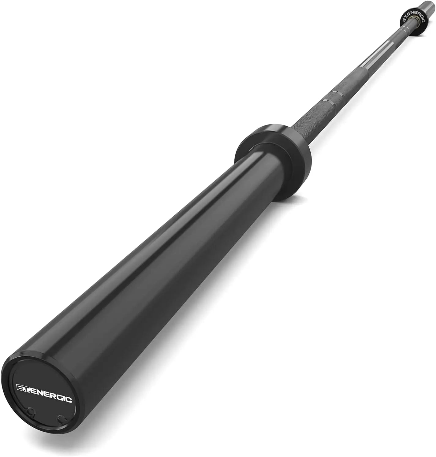 7ft Barbell 20KG Bar Load 700lbs Capacity Available Men's Barbell with Hard Chrome Sleeves for 2" Plates, 2 Inch Barbell Bar for