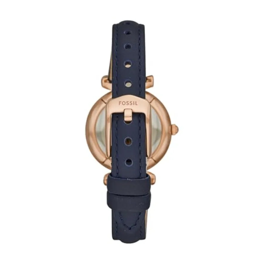 Fossil Women's Watch and Bracelet Set, Carlie Three-Hand Stainless Steel Watch for Women and Bracelet Set