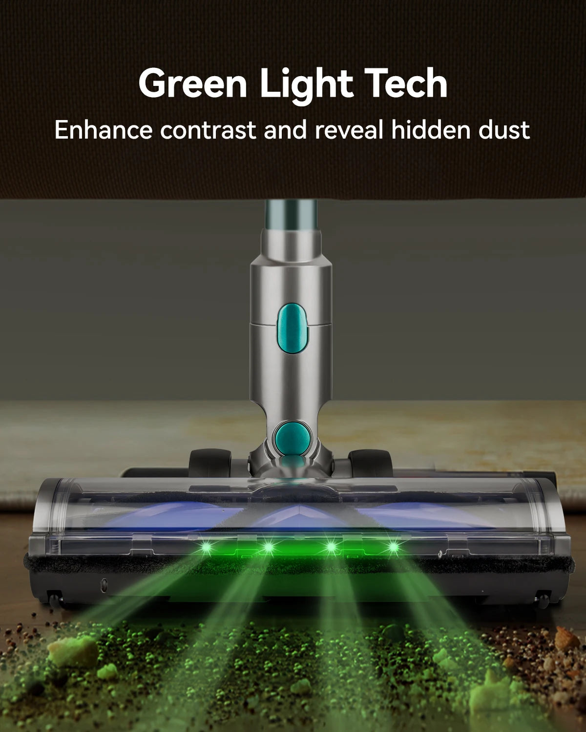 E.LUO Vacuum Cleaner Stretchable Lightweight Dust Sensor Strong Suction 1h Run Time for Home Pet Carpets Floor Car Cleaning