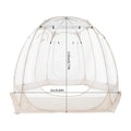 Clear Pop Up Bubble Tent Garden Courtyard Tent Camping Tent for Outdoor Lawns, Backyards  3*2.05m/9.84*6.73ft