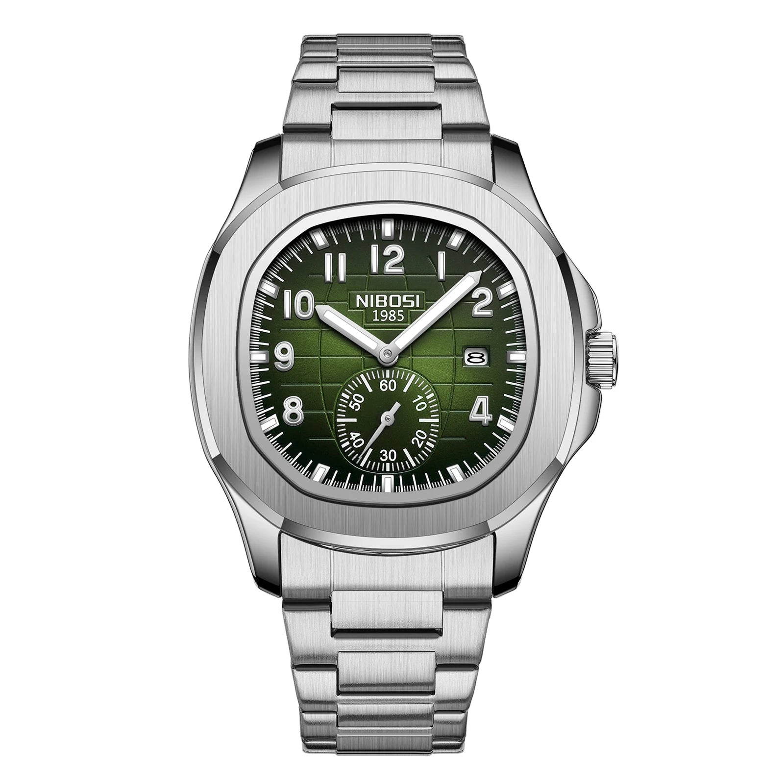 High-quality P-P Model 5711 ETA Automatic Cal. 240 Movement 9.9mm Ultra-thin Stainless Steel Case Sapphire Crystal 5BAR Water
