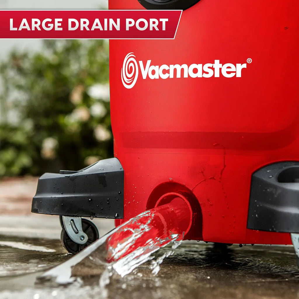 12-Gallon Heavy-Duty Wet/Dry Vacuum with 5.5 HP Motor, 9 Accessories & 27-Foot Reach