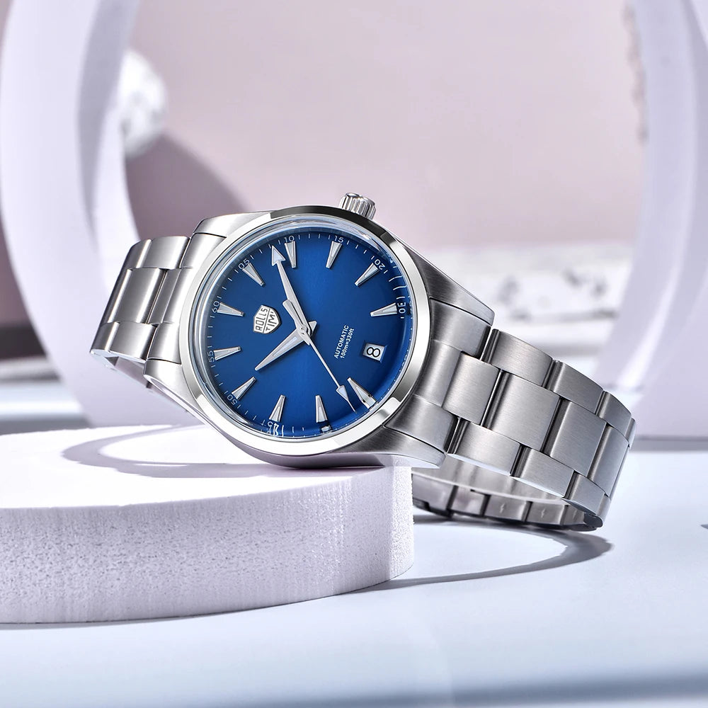 2025 New RollsTimi Men's Watches NH35 Automatic Watch For Men Mechanical Wristwatch AR Sapphire Mirror Luminous Waterproof Clock