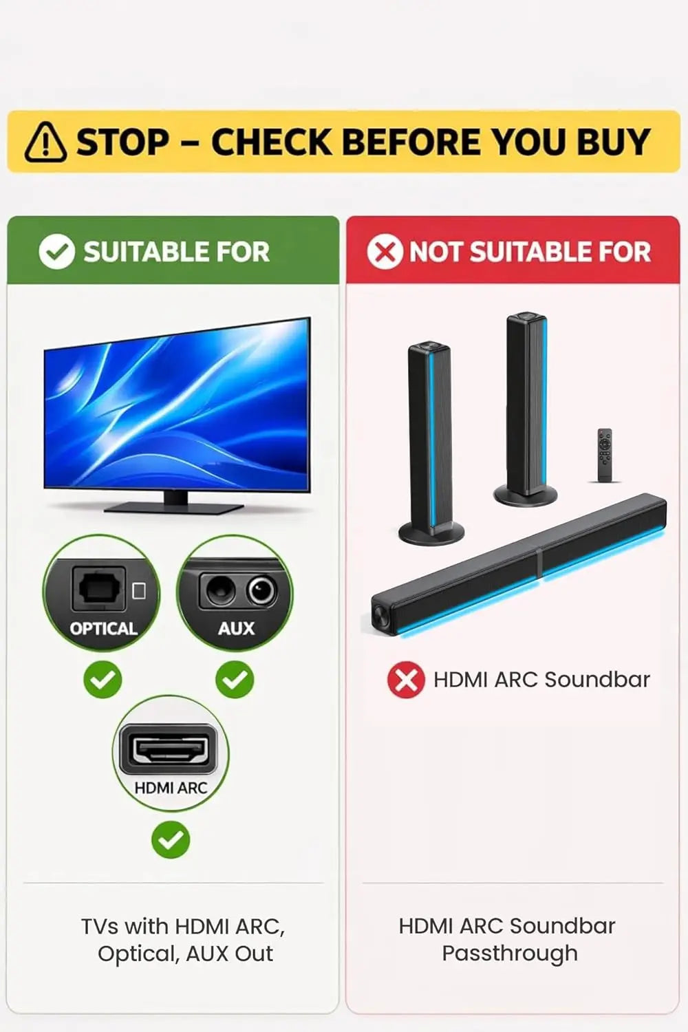 Wireless TV Headphones with Clear Dialogue & Volume Boost, Optical Soundbar Passthrough, Charging Base