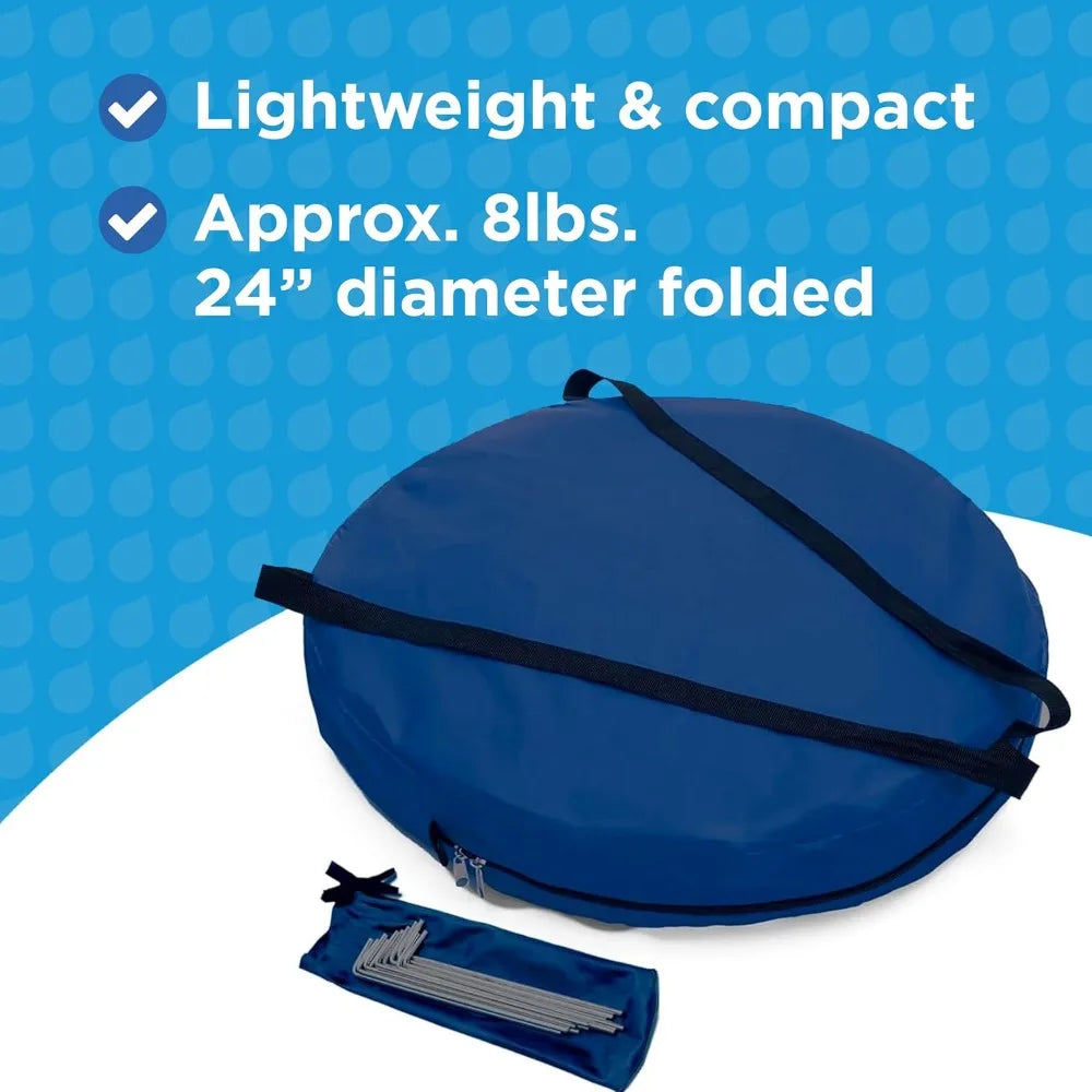 Pop-Up Sports Tent 1-2 Person Instant Setup All-Weather Pod Shelter for Outdoor Sports Rain Wind Cold