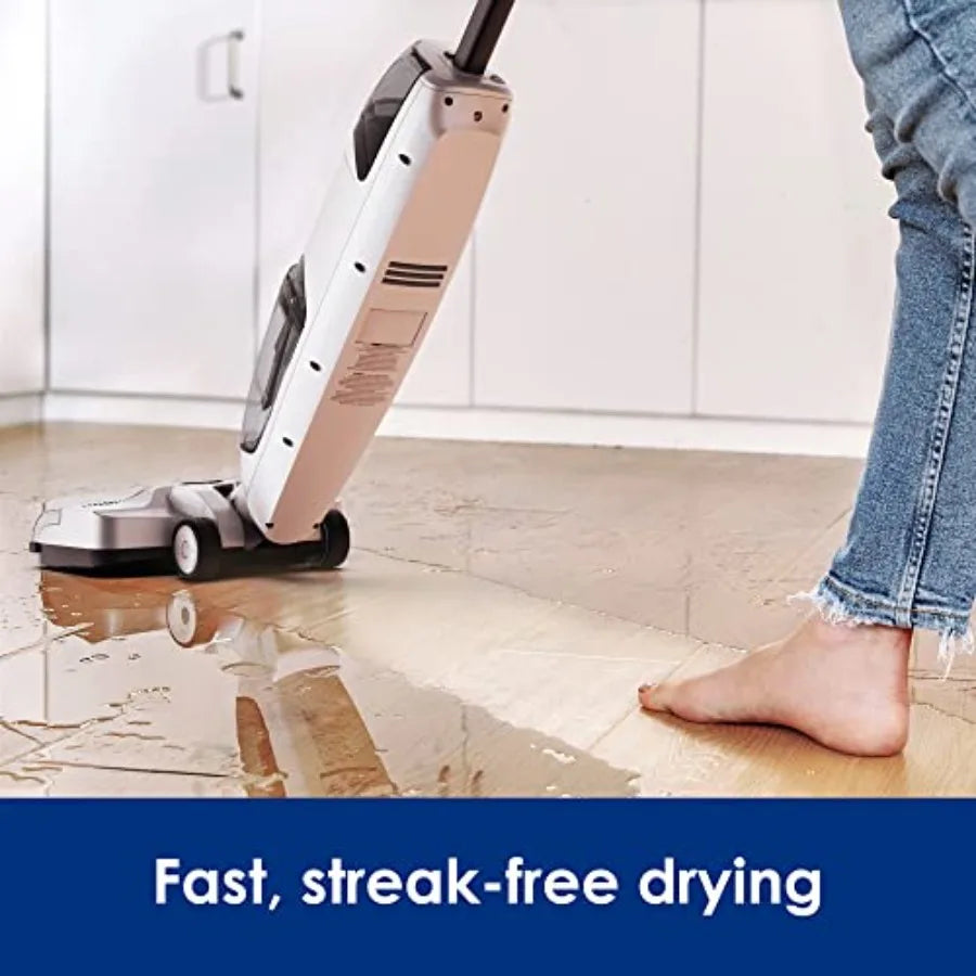 iFLOOR 2 Complete Cordless Wet Dry Vacuum Floor Cleaner and Mop One-Step Cleaning for Hard Floors Great for Sticky Messes and P