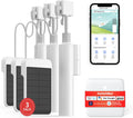 Smart Electric Motorized Blinds Kit with WiFi Remote, Solar Powered, Alexa/Google/Siri Compatible, Light Sensing & Group Control