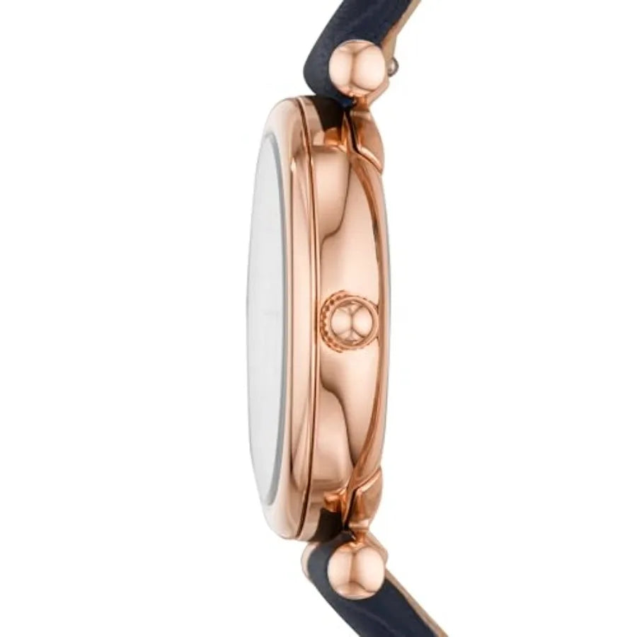 Fossil Women's Watch and Bracelet Set, Carlie Three-Hand Stainless Steel Watch for Women and Bracelet Set